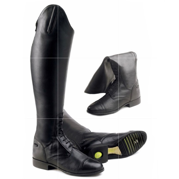Mountain Horse Shoes - Mountain Horse Supreme Field Boot Black Size 8